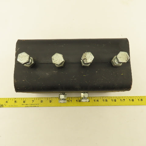 4-1/2" x 3-1/4" ID Thick Wall Open Channel Mending Bracket Brace 9" OAL