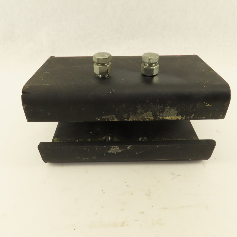 4-1/2" x 3-1/4" ID Thick Wall Open Channel Mending Bracket Brace 9" OAL