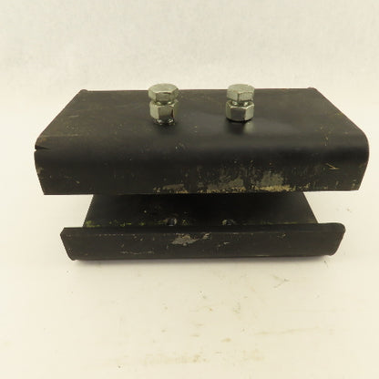4-1/2" x 3-1/4" ID Thick Wall Open Channel Mending Bracket Brace 9" OAL