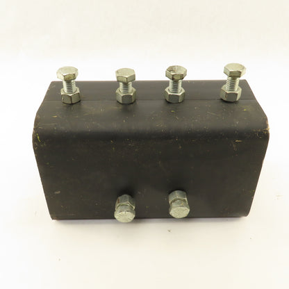 4-1/2" x 3-1/4" ID Thick Wall Open Channel Mending Bracket Brace 9" OAL