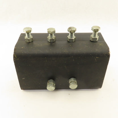 4-1/2" x 3-1/4" ID Thick Wall Open Channel Mending Bracket Brace 9" OAL