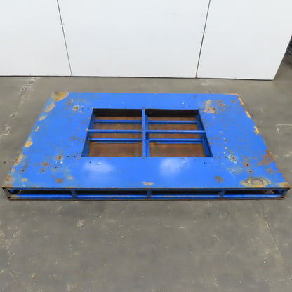Steel Machine Base Riser Platform Pallet 93"x59"x6-1/2"