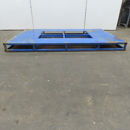 Steel Machine Base Riser Platform Pallet 93"x59"x6-1/2"