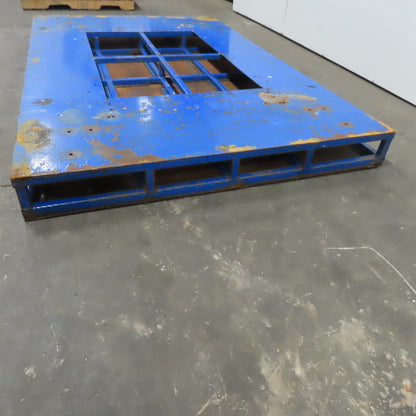 Steel Machine Base Riser Platform Pallet 93"x59"x6-1/2"