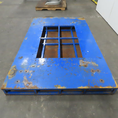 Steel Machine Base Riser Platform Pallet 93"x59"x6-1/2"