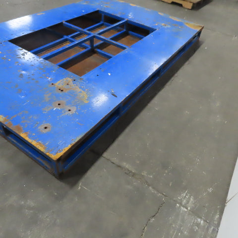 Steel Machine Base Riser Platform Pallet 93"x59"x6-1/2"