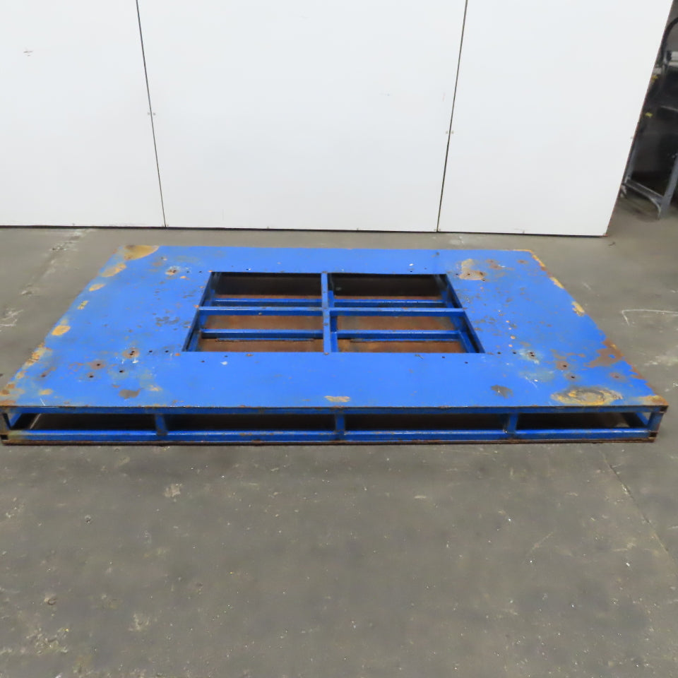 Steel Machine Base Riser Platform Pallet 93"x59"x6-1/2"