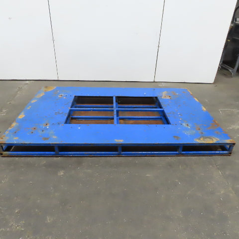 Steel Machine Base Riser Platform Pallet 93"x59"x6-1/2"