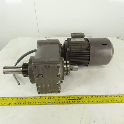 Sew Eurodrive FH67/G DT90L4 34:1 Ratio 51RPM Output Gear Motor 1.5kW 266/460V