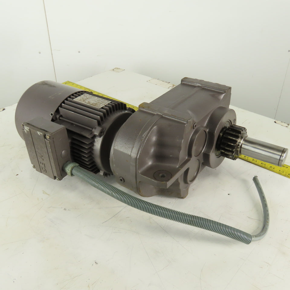 Sew Eurodrive FH67/G DT90L4 34:1 Ratio 51RPM Output Gear Motor 1.5kW 266/460V