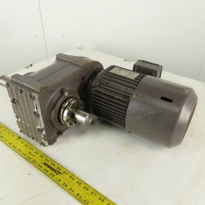 Sew Eurodrive FH67/G DT90L4 34:1 Ratio 51RPM Output Gear Motor 1.5kW 266/460V