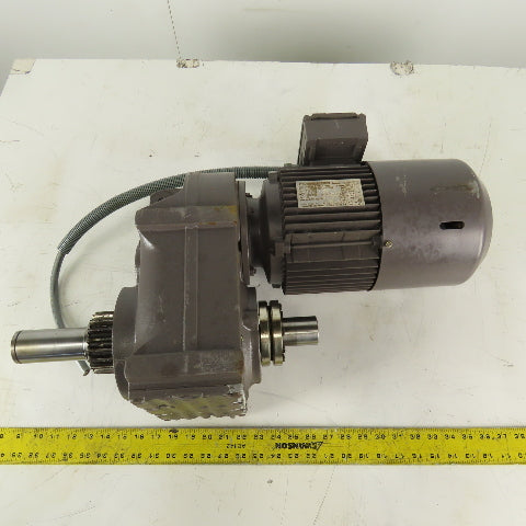 Sew Eurodrive FH67/G DT90L4 34:1 Ratio 51RPM Output Gear Motor 1.5kW 266/460V