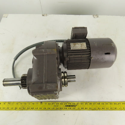 Sew Eurodrive FH67/G DT90L4 34:1 Ratio 51RPM Output Gear Motor 1.5kW 266/460V