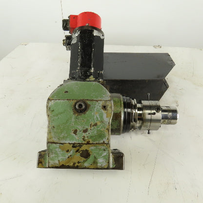 Jungner PSA-600 CAT 50 Tool Holder Sharpening Spindle Servo Drive