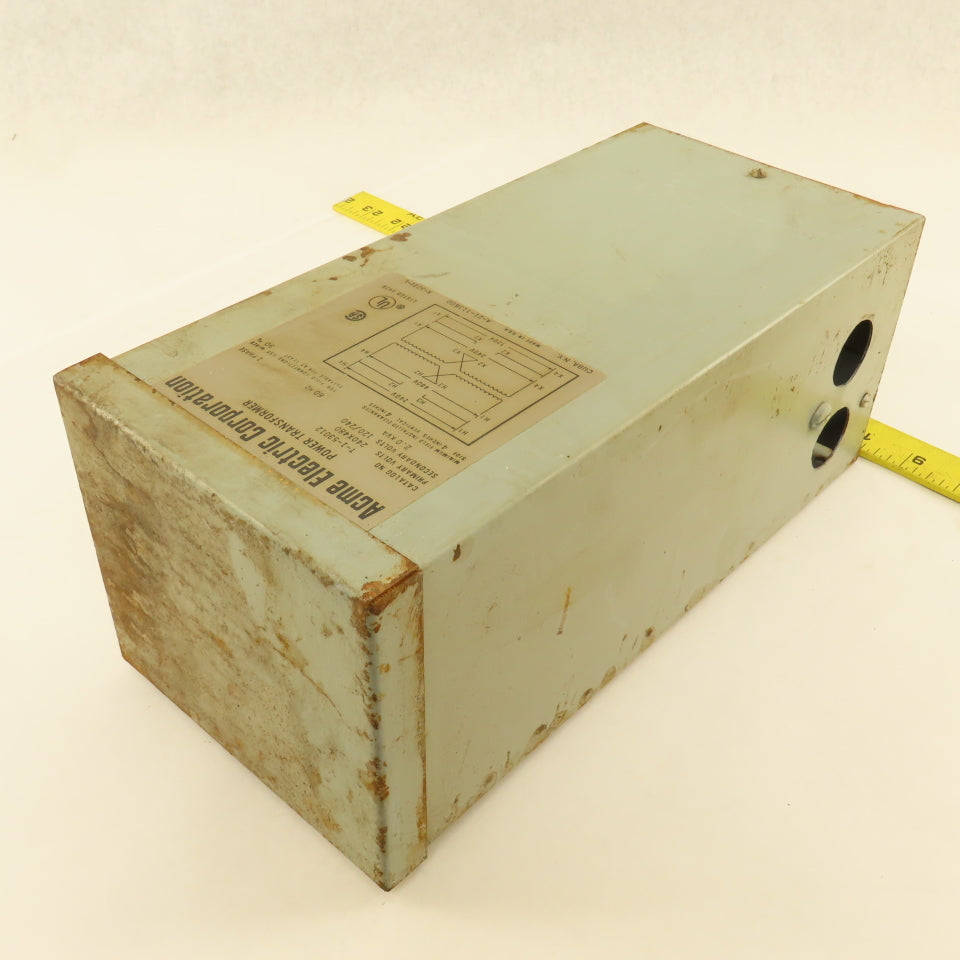 Acme T-1-53012 240/480V Pri 120/240V Sec 2.0kVa 1Ph Transformer