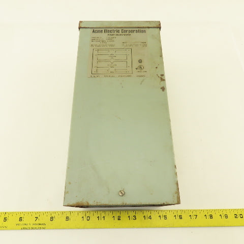 Acme T-1-53012 240/480V Pri 120/240V Sec 2.0kVa 1Ph Transformer