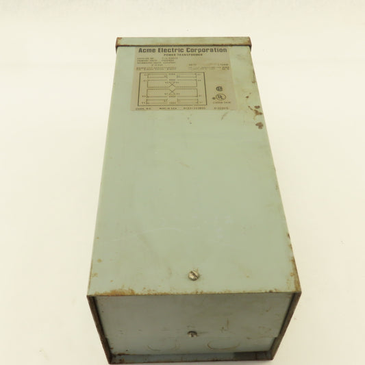 Acme T-1-53012 240/480V Pri 120/240V Sec 2.0kVa 1Ph Transformer