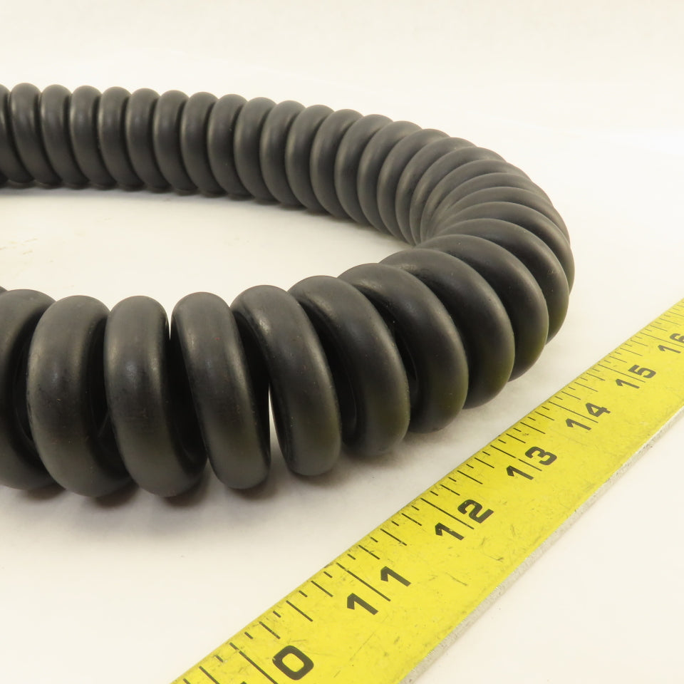 18AWG 20C 18/20 Multi Conductor Shielded Communication Coiled Cable Pigtail 46"