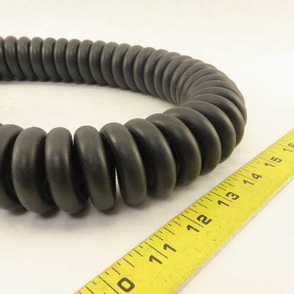18AWG 20C 18/20 Multi Conductor Shielded Communication Coiled Cable Pigtail 46"