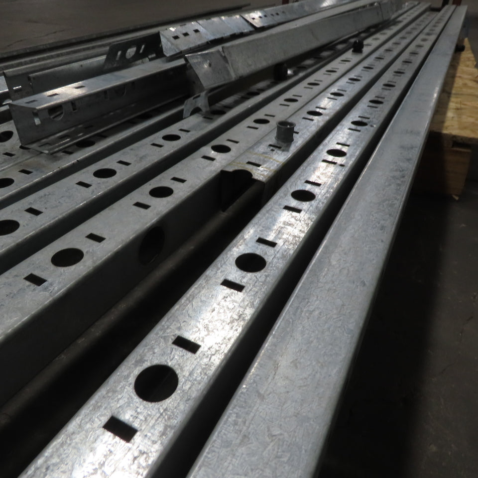 Industria Basica S.A Click And Go 2" x 2" Galvanized Modular Cable Tray Lot/25