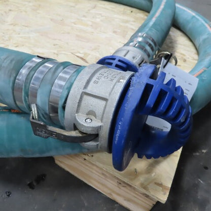 Alfagomma T-505 3" Acid Chemical Suction Transfer XLPE Hose 250PSI 25'