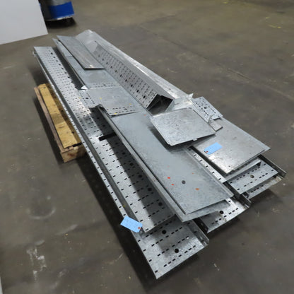 Click And Go 12" x 2" Galvanized Modular Cable Tray Misc. Lot 25+