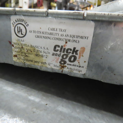 Click And Go 12" x 2" Galvanized Modular Cable Tray Misc. Lot 25+