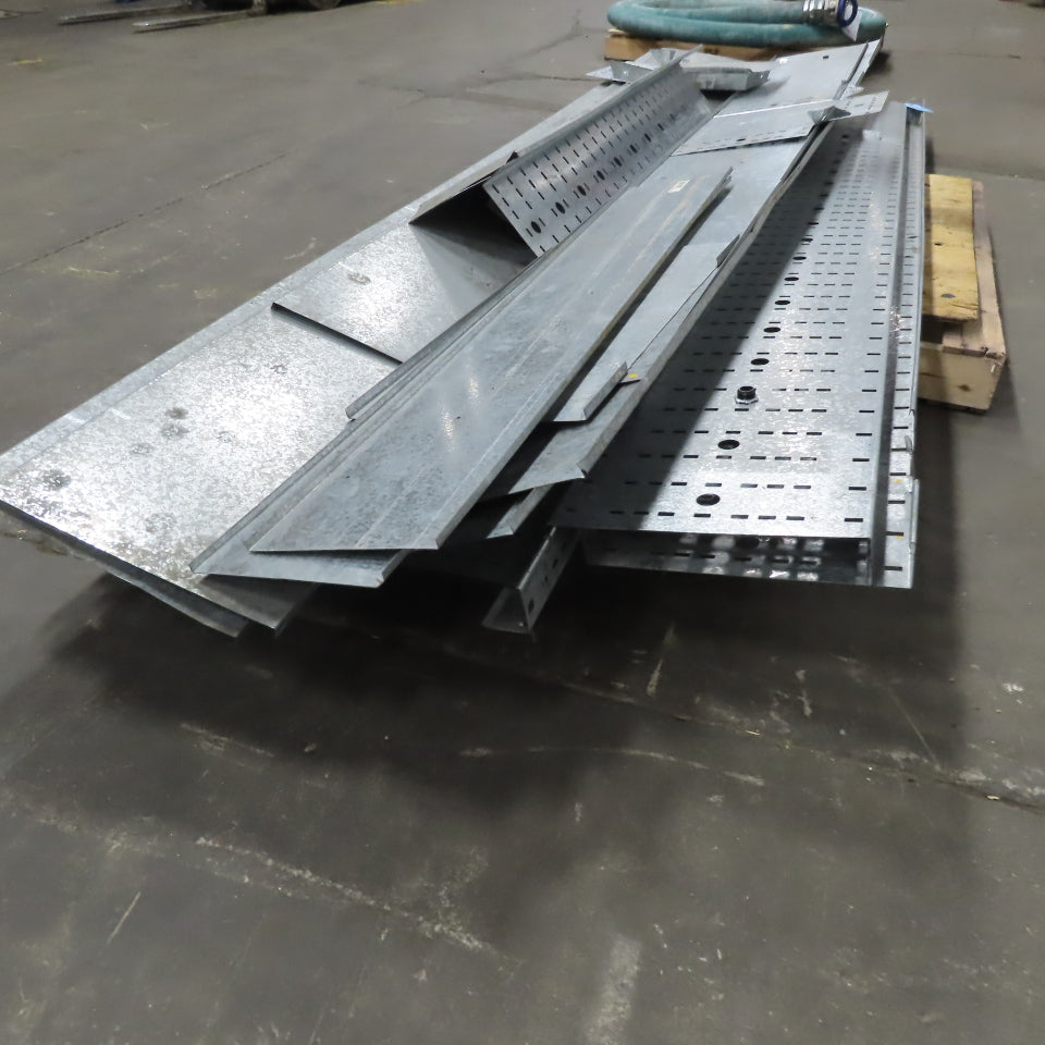 Click And Go 12" x 2" Galvanized Modular Cable Tray Misc. Lot 25+