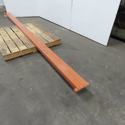 14' x 6" Tear Drop Pallet Rack Horizontal Shelf Support Beam Boltless Round Pin