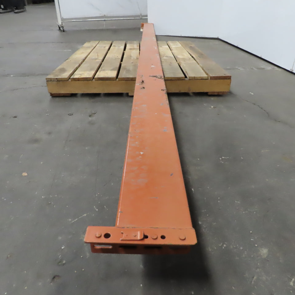 14' x 6" Tear Drop Pallet Rack Horizontal Shelf Support Beam Boltless Round Pin