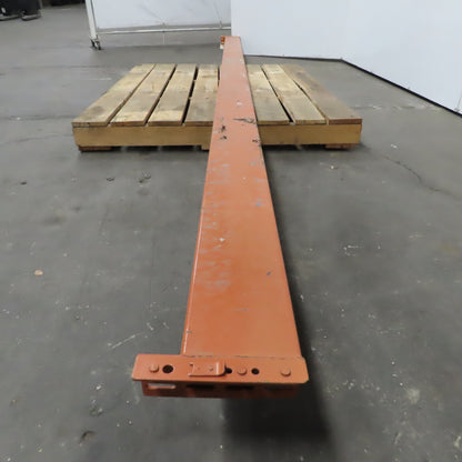 14' x 6" Tear Drop Pallet Rack Horizontal Shelf Support Beam Boltless Round Pin