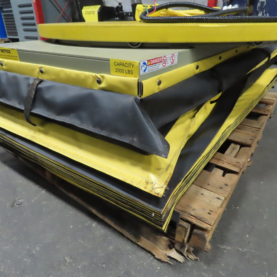 Southworth LSH2-64 53" x 24" Hydraulic Lift Turn Table 1 Ton 78"-12-1/2" Height 3Ph