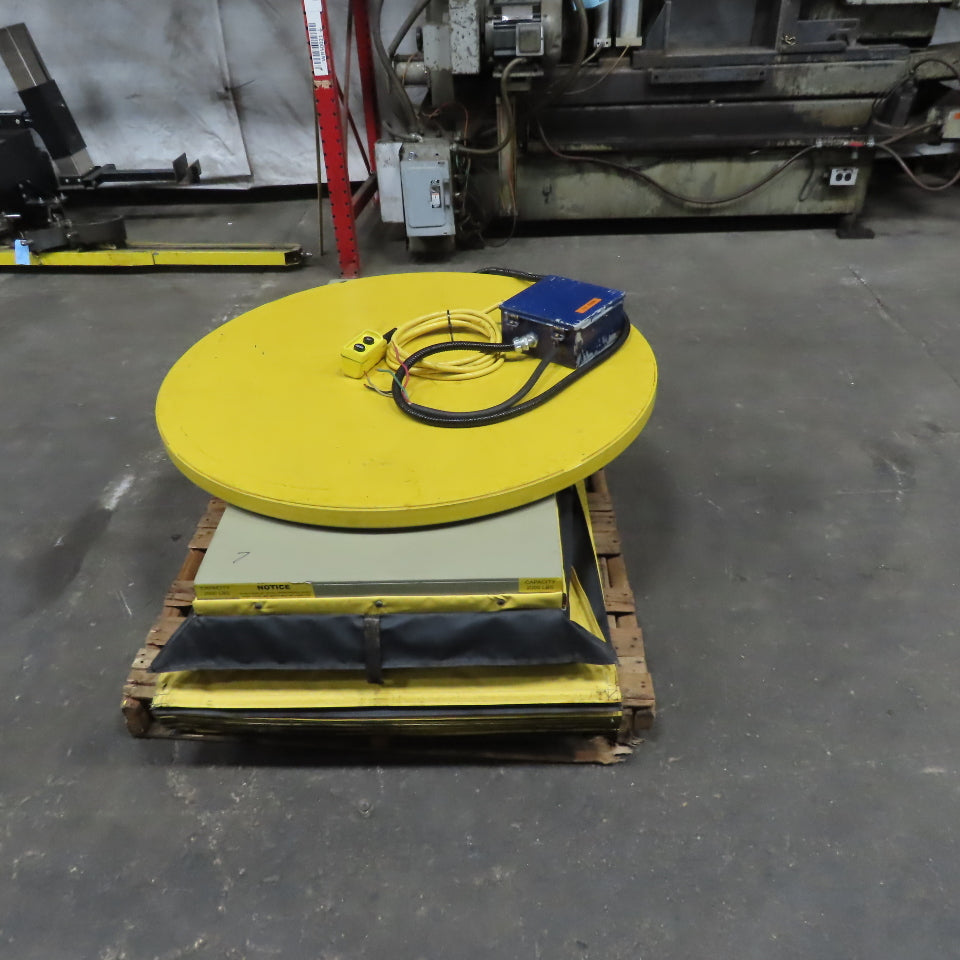 Southworth LSH2-64 53" x 24" Hydraulic Lift Turn Table 1 Ton 78"-12-1/2" Height 3Ph
