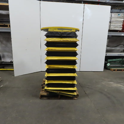 Southworth LSH2-64 53" x 24" Hydraulic Lift Turn Table 1 Ton 78"-12-1/2" Height 3Ph