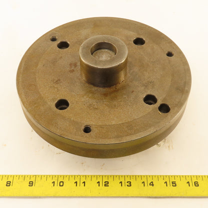 8-1/4" OD Lathe Workholding Adaptor Plate 56mm x 30mm 100mm Hole Centers Mount