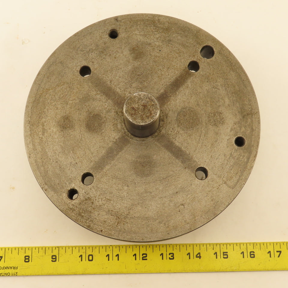 8-1/4" OD Lathe Workholding Adaptor Plate 56mm x 30mm 100mm Hole Centers Mount