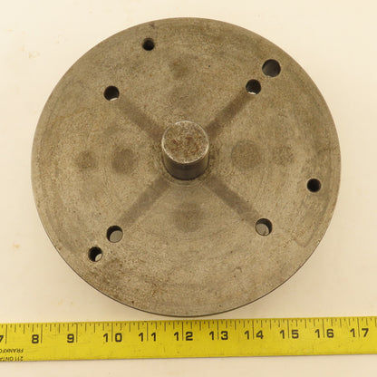 8-1/4" OD Lathe Workholding Adaptor Plate 56mm x 30mm 100mm Hole Centers Mount