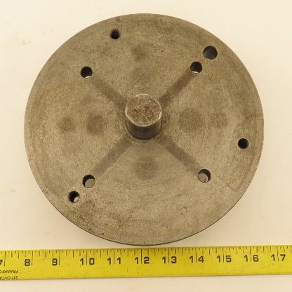 8-1/4" OD Lathe Workholding Adaptor Plate 56mm x 30mm 100mm Hole Centers Mount