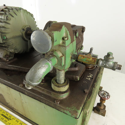 Delco Vickers 1.5Hp 460V 11 Gallon Hydraulic Vane Pump Power Unit