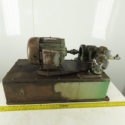 Delco Vickers 1.5Hp 460V 11 Gallon Hydraulic Vane Pump Power Unit