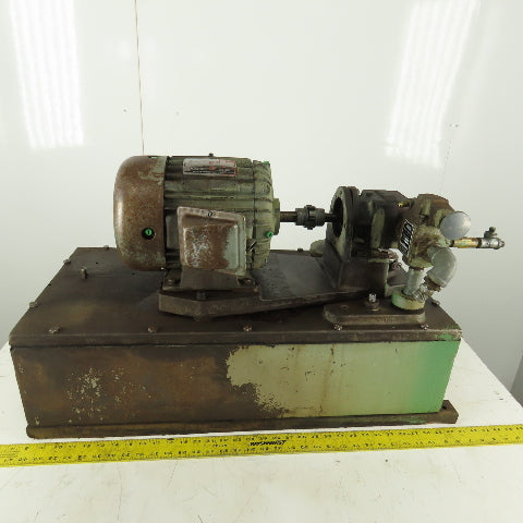 Delco Vickers 1.5Hp 460V 11 Gallon Hydraulic Vane Pump Power Unit