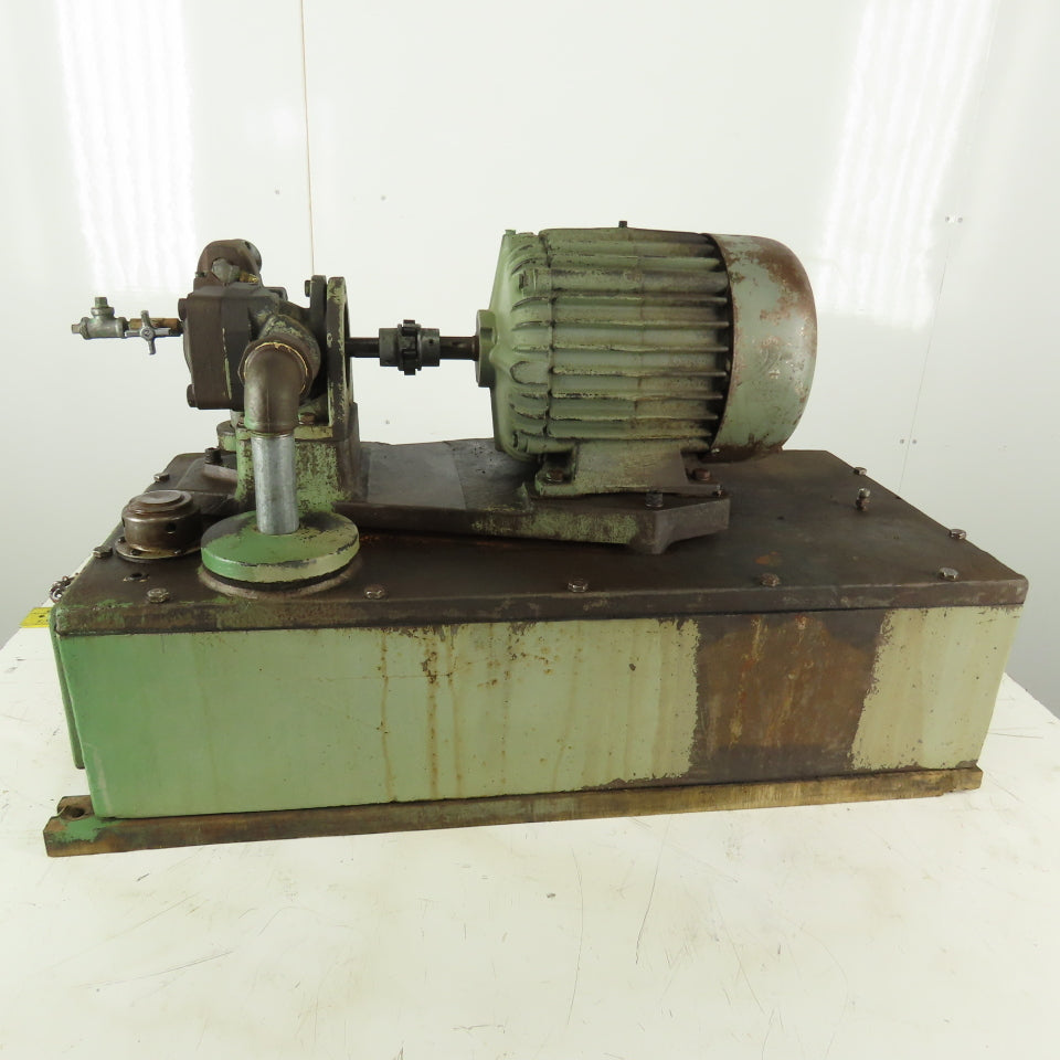 Delco Vickers 1.5Hp 460V 11 Gallon Hydraulic Vane Pump Power Unit