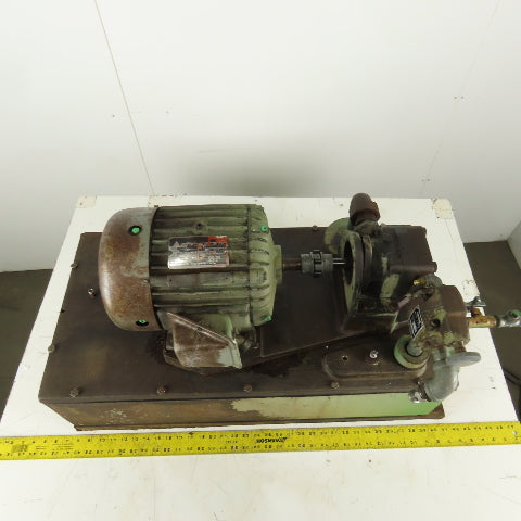Delco Vickers 1.5Hp 460V 11 Gallon Hydraulic Vane Pump Power Unit
