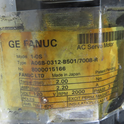 Fanuc A06B-0312-B501/7008-R 360° Rotary Indexing Turntable From Jungner PSA-600
