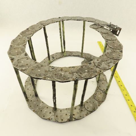 Gortrac 8" x 1" Feed Through Wire Hose Cable Carrier Energy Chain 50"