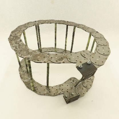 Gortrac 8" x 1" Feed Through Wire Hose Cable Carrier Energy Chain 50"