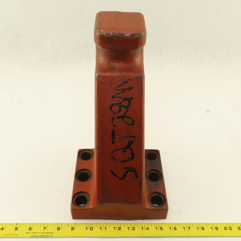 12" x 3" Heavy Duty Cast Iron Hook 6 Bolt Mount