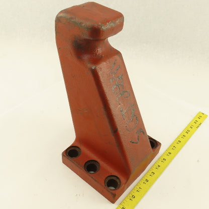 12" x 3" Heavy Duty Cast Iron Hook 6 Bolt Mount
