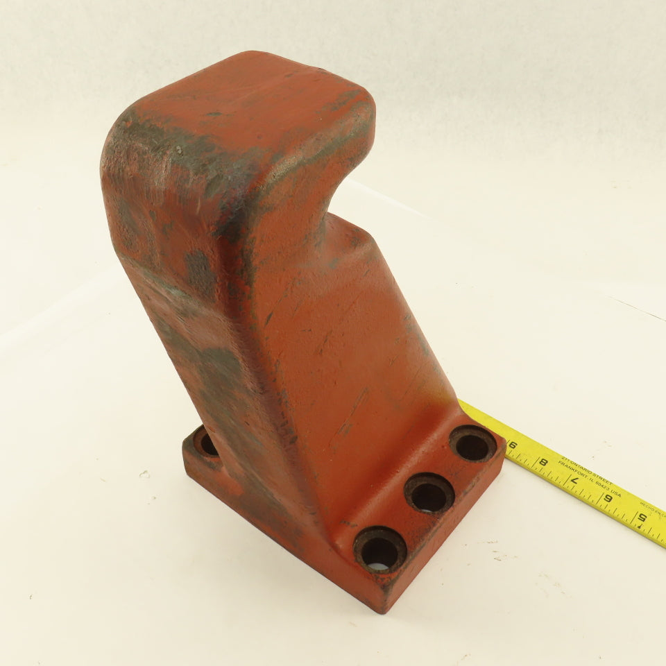12" x 3" Heavy Duty Cast Iron Hook 6 Bolt Mount
