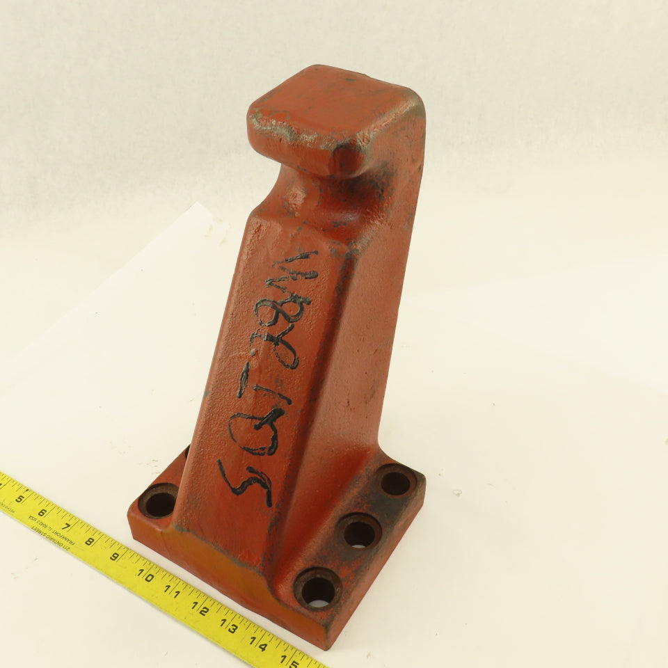 12" x 3" Heavy Duty Cast Iron Hook 6 Bolt Mount